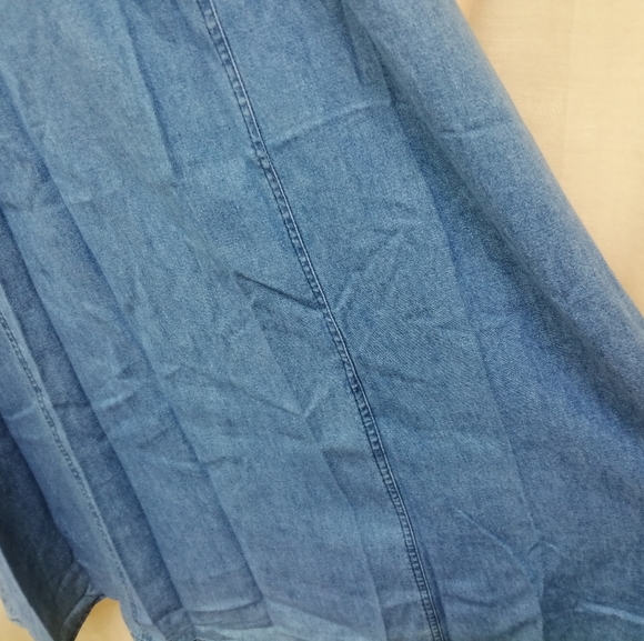 Vtg d.frank Jean Button Dress 4 Cottagecore - Picture 5 of 12